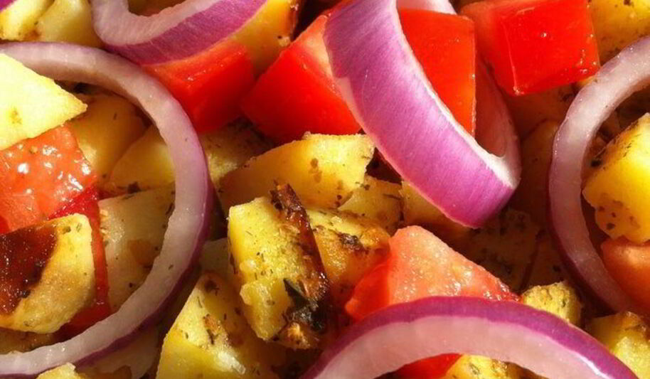 Рецепт простого картофельного салата