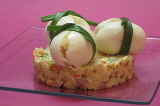 Салат картофельный с сельдью