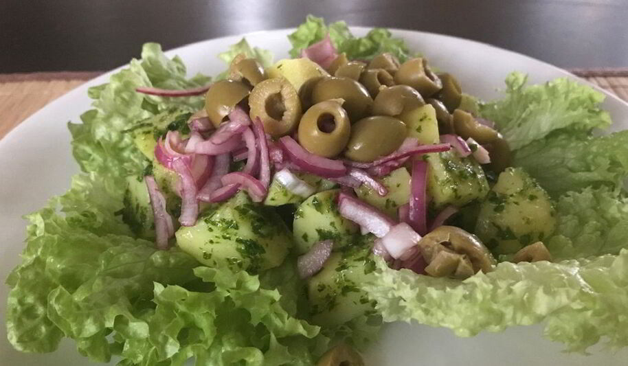 Рецепт салата с картофелем