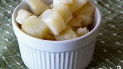 салат с жареным картофелем