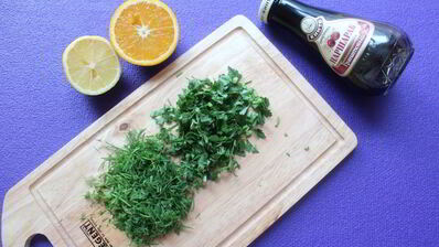 теплый салат с картофелем