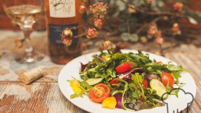 легкий овощной салат