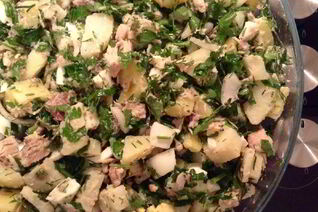 Салаты с тунцом