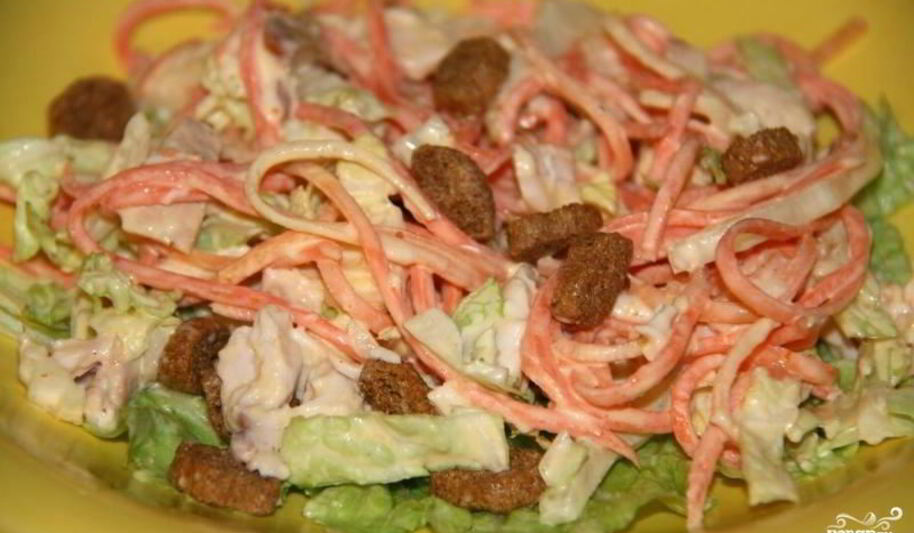 Рецепт салата из моркови по-корейски с курицей