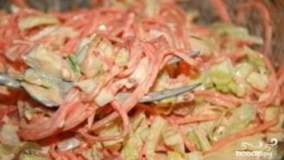 салат из моркови по-корейски с курицей