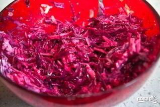 Салат из отварной свеклы
