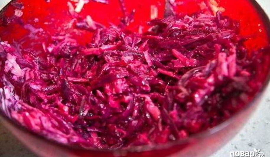 Рецепт салата из отварной свеклы