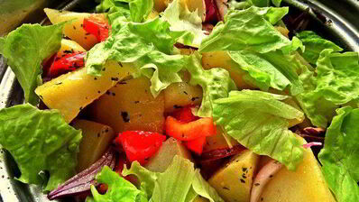 салат картофельно-рыбный