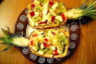 Салат на день рождения ребенка Экзотика