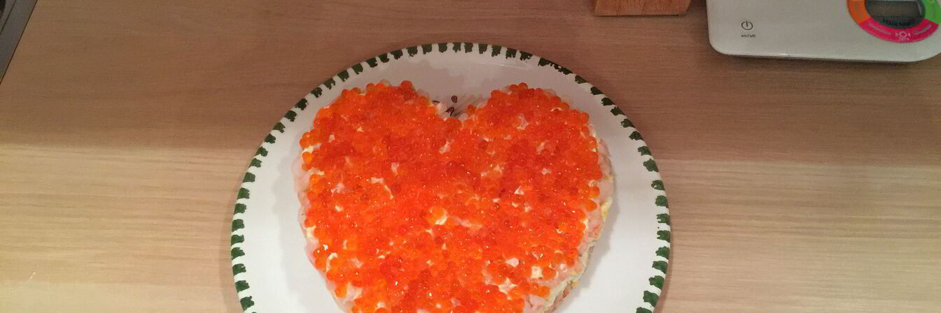 Креветки под шубой