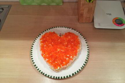 Креветки под шубой