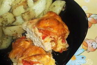 Куриная грудка под шубой в духовке