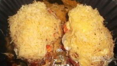 куриная грудка под шубой в духовке