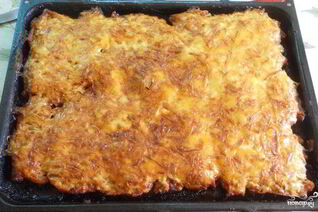 Мясо под шубой в духовке