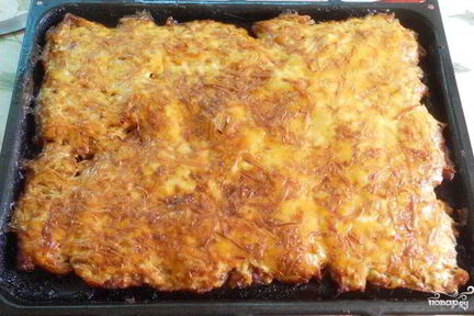 Мясо под шубой в духовке