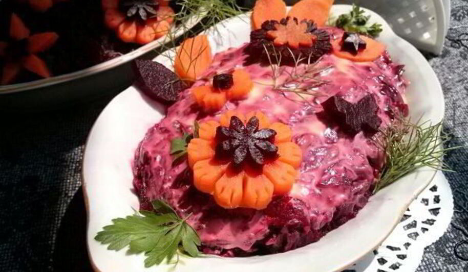 Рецепт новогодней сельди пода шубоя