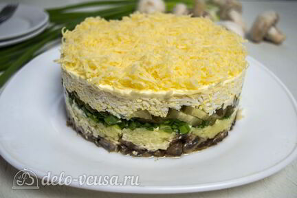 Салат Грибы под шубой