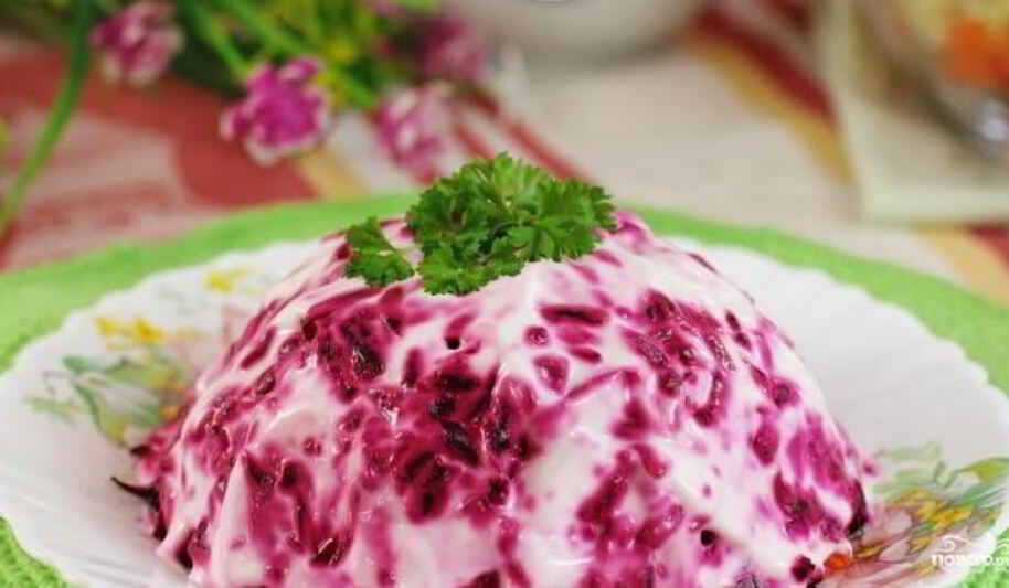 Рецепт салата рыба под шубой