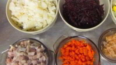 салат сельдь под шубой