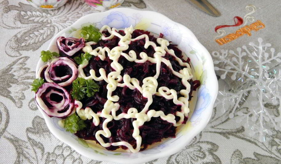 Рецепт селедки под шубой без моркови