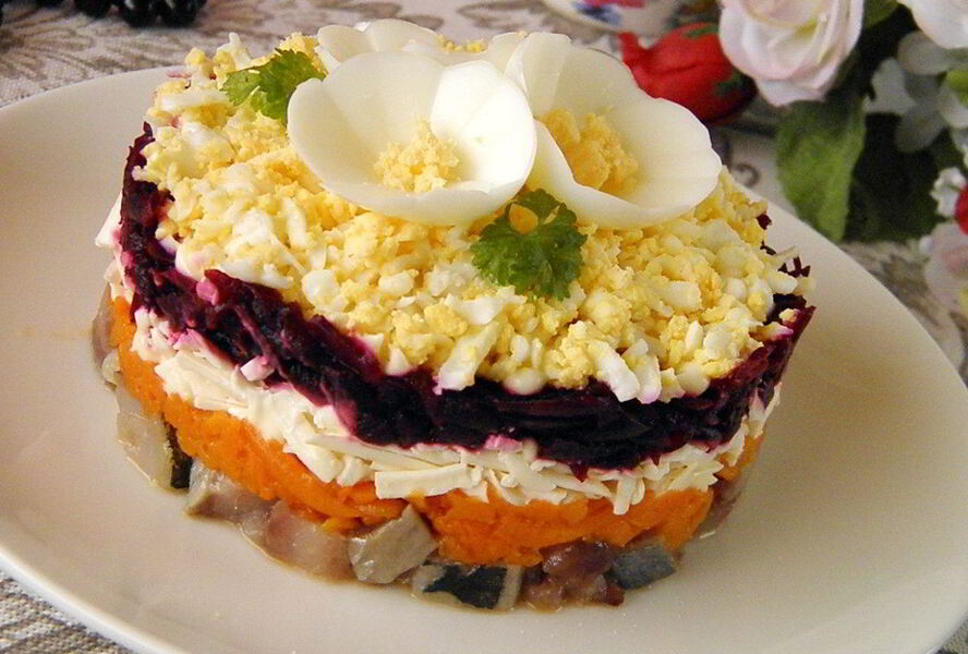 Селедка под шубой по-новому