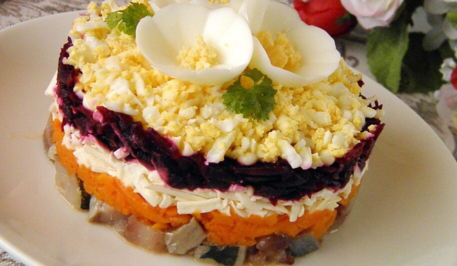 Рецепт селедки под шубой по-новому