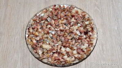 селедка под шубой с грибами