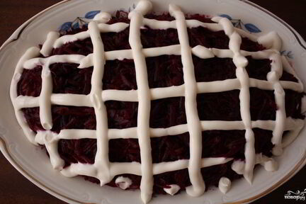 Селедка под шубой с морковью