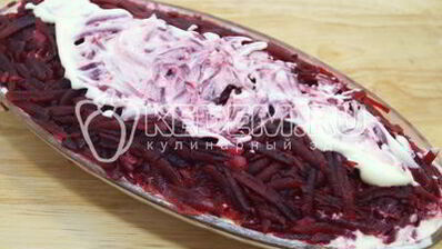 селедка под шубой с яблоком