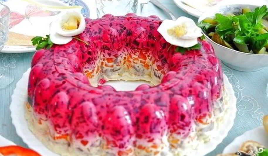 Рецепт селедки пода шубоя с желатинома