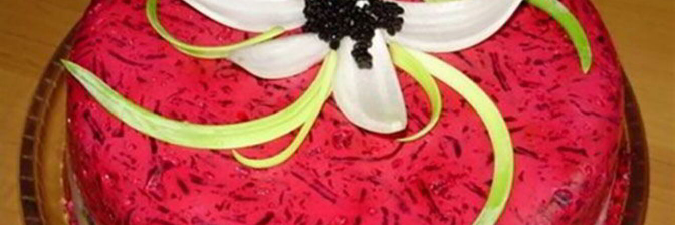 Селедка под шубой в желе