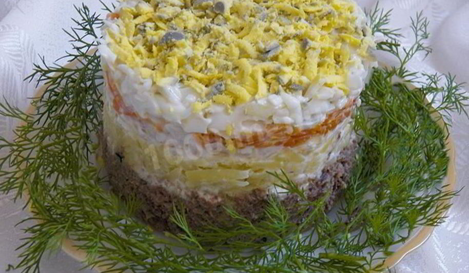 Рецепт шпрот под шубой