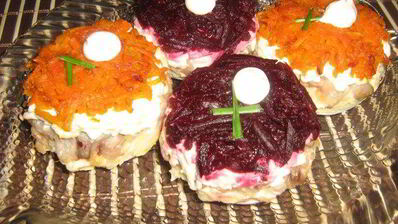 закусочные пирожные селедка под шубой