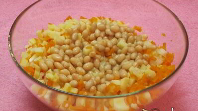 винегрет с фасолью