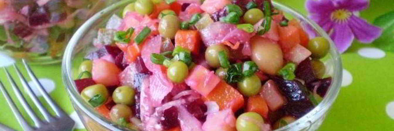 Винегрет с горошком