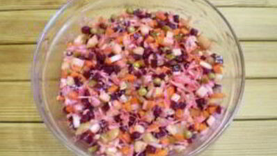 винегрет с горошком