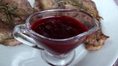 брусничный соус к мясу