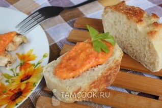 Фасолевый соус с болгарским перцем