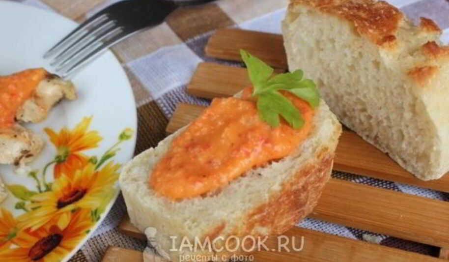 Рецепт фасолевого соуса с болгарским перцем