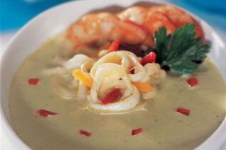 Карри соус из морепродуктов по-тайски