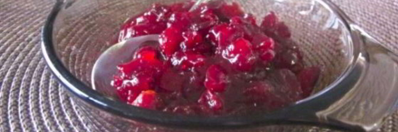 Клюквенный соус к птице, мясу