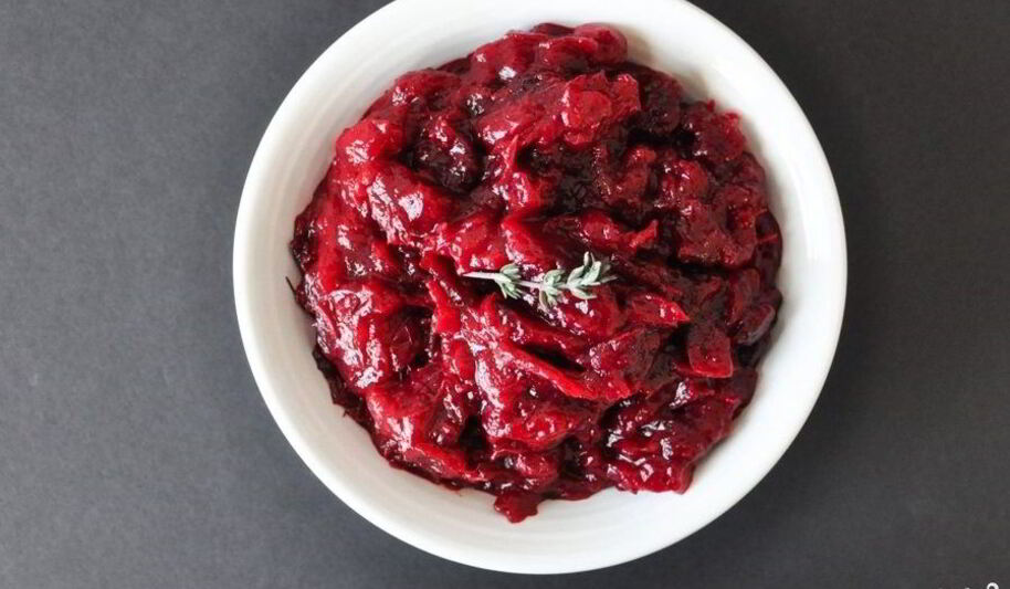 Рецепт клюквенного соуса к птице