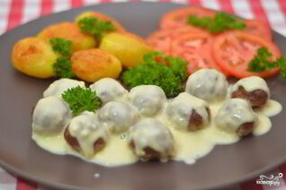 Сметанный соус для котлет