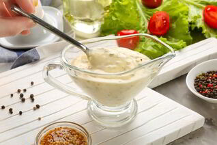 Соус из баклажанов и зернистого творога