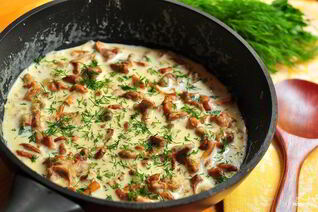 Соус из лисичек