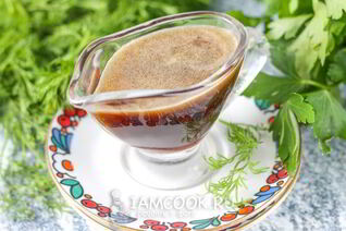 Соус с медом и соевым соусом