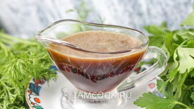 соус с медом и соевым соусом