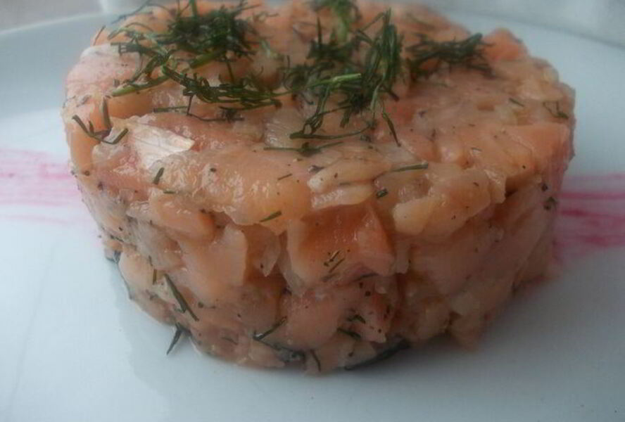 Тартар из лосося