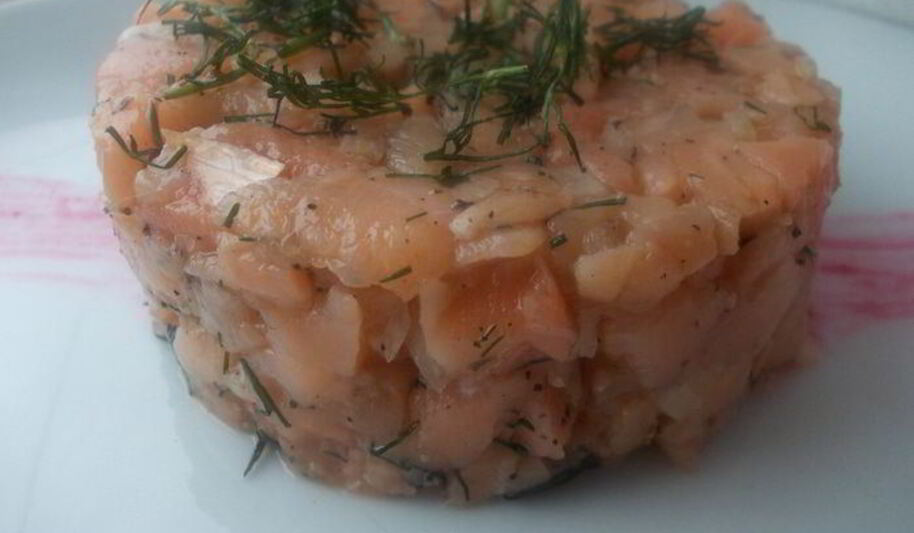 Рецепт тартара из лосося