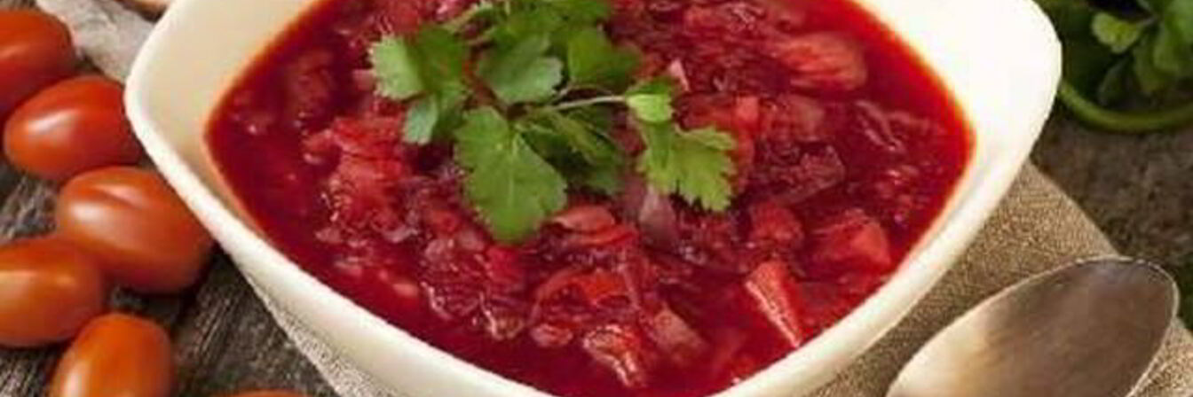 Ароматный овощной борщ